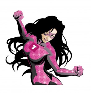 Fespa's latest superhero Textile woman will guide visitors to the show