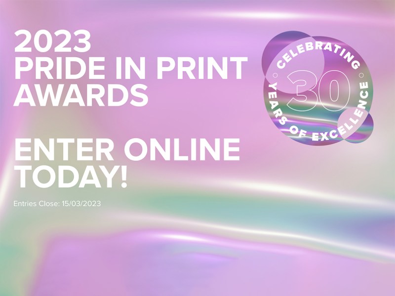 Deadline extended for Pride in Print Awards entries