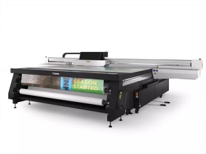 Canon launched two new models in the Arizona 1300 flatbed printer series, the GTF and XTF and PrismaElevate XL, which creates textured effects and raised lettering up to 2mm
