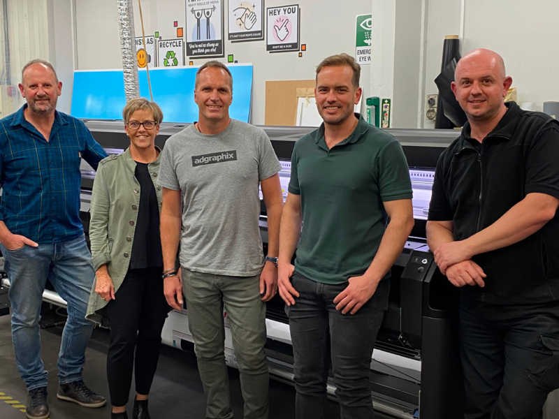 Christchurch-based Adgraphix Adgraphix installed the country’s first HP Latex 2700 printer, supplied through Aarque