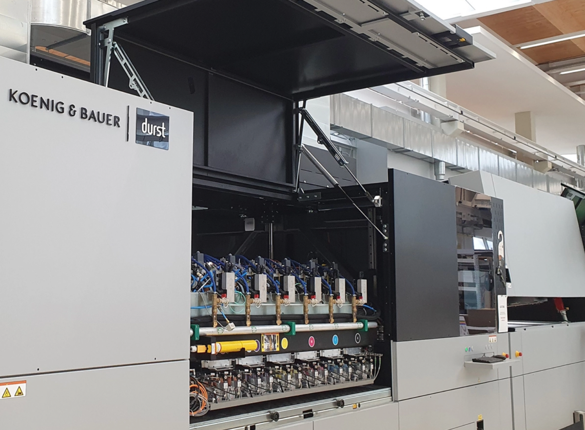 Koenig & Bauer and Durst have accelerated the development of its VariJET 106 for digital production in folding carton markets