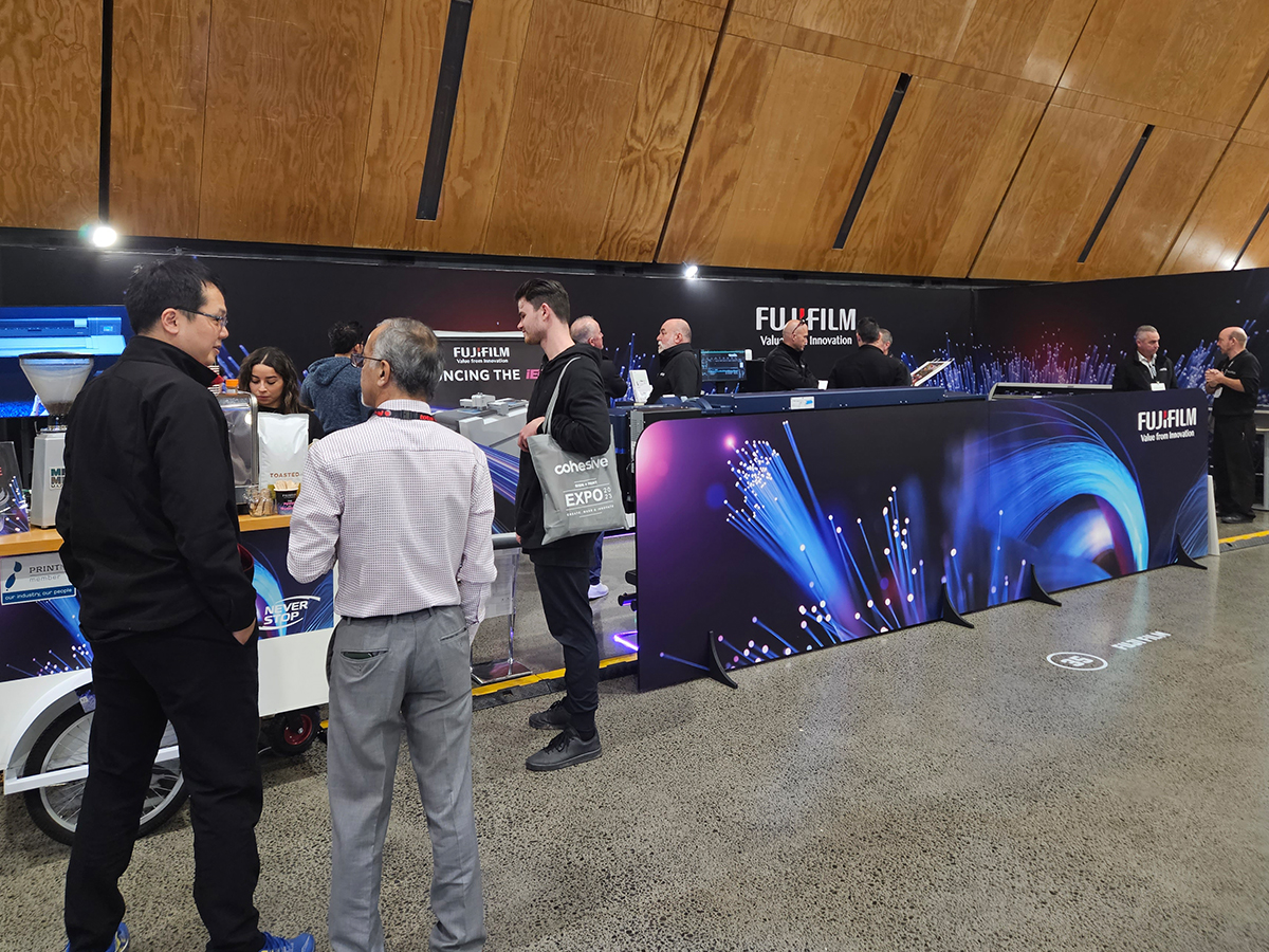 FUJIFILM Business Innovation New Zealand has brought a wide range of equipment to showcase its versatility at the NZ Sign + Print Expo 2023