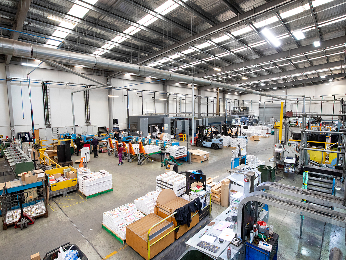 The modern and well laid out Inkwise production facility in Rolleston